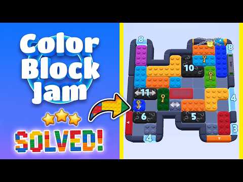 Color Block Jam - Level 1454 (1456) Walkthrough 🧩 | Solution & Gameplay (Rollic Games) 📱