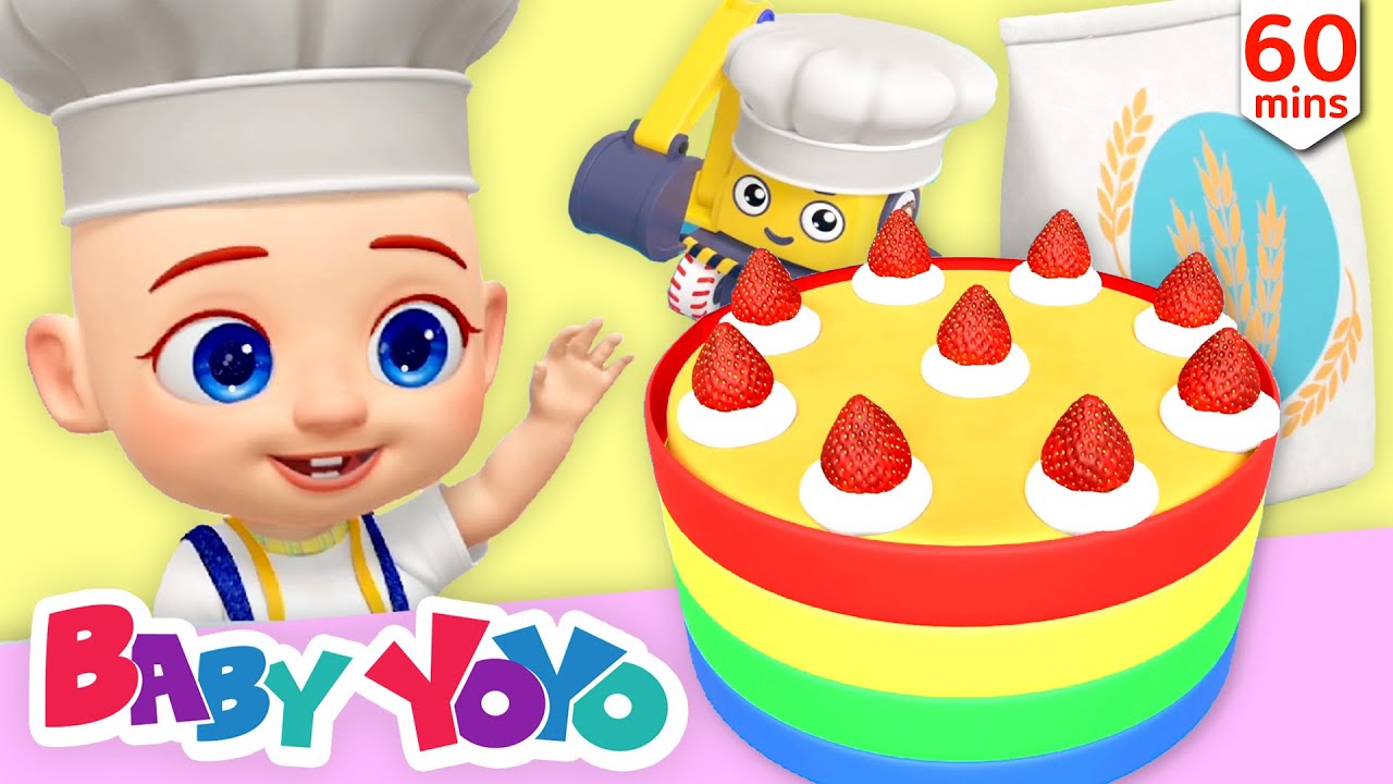 The Colors (Making Cake) + more nursery rhymes & Kids songs -Baby yoyo - YouTube