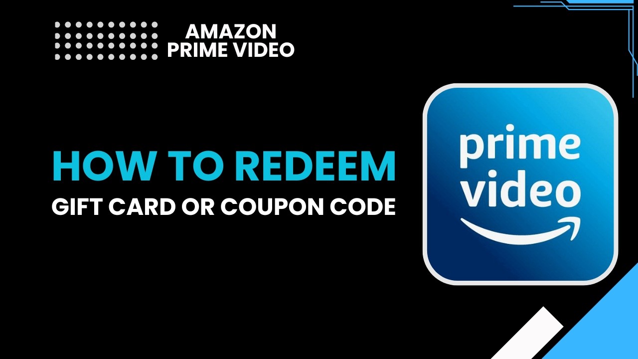 How to redeem a gift card in Amazon Prime Video - YouTube