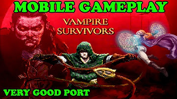 Vampire Survivors Mobile Gameplay - THIS MOBILE GAME IS VERY ADDICTIVE!!!