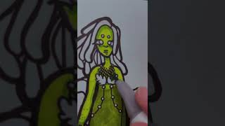 Moray eel mermaid fail #artwithbubblegum #art #mermaid #mermay2023