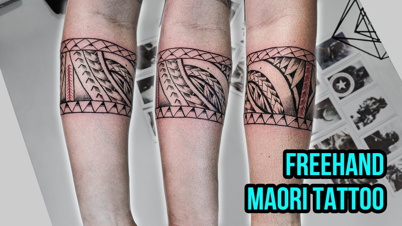 Freehand Maori Tattoo - Hình Xăm Maori - Ngoc Thong Tattoo - YouTube