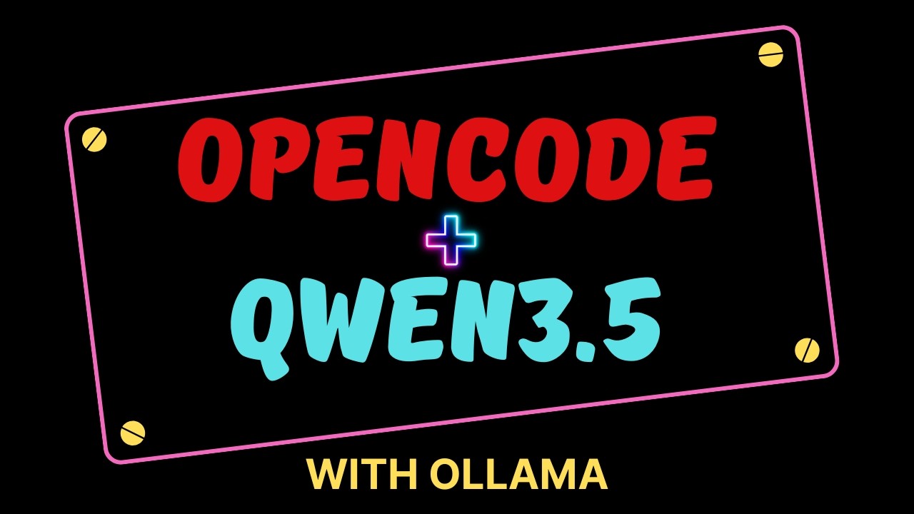 Qwen3.5 + OpenCode + Ollama: Easy Setup Guide for Local AI Coding Agent
