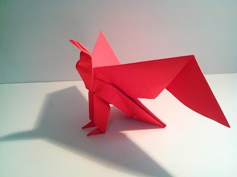 How To Make A Paper Eagle Origami In Spanish 