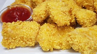 Homemade BAKED Chicken Nuggets | NO FRYING
