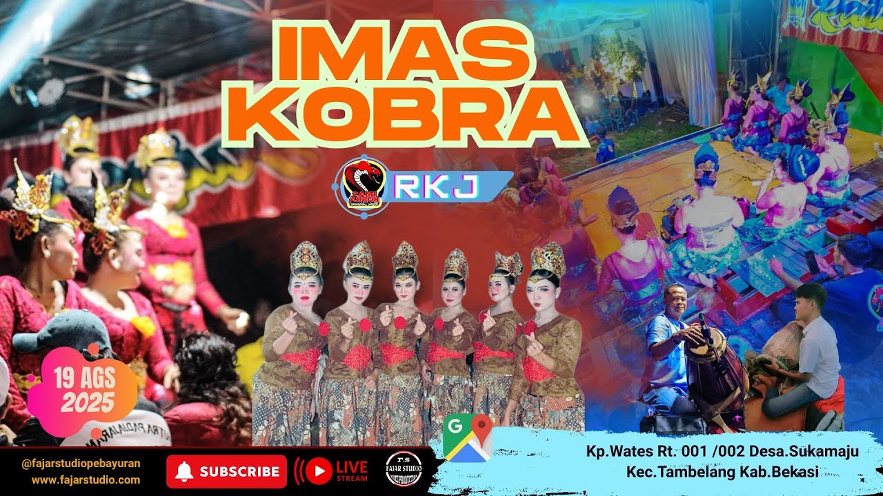 🔴 LIVE  MALAM JAIPONG IMAS KOBRA || 19/08/2025 || KP.WATES - SUKAMAJU - TAMBELANG - BEKASI