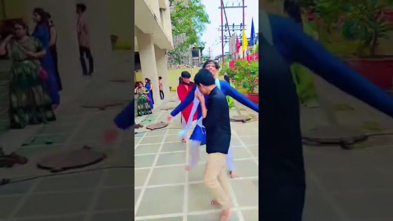 JAi Playing Garba at Collage 