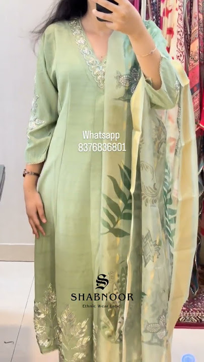3 piece beautiful embroidered anarkali with digital print Dupatta#khaandlaggdi #song #onlineshopping