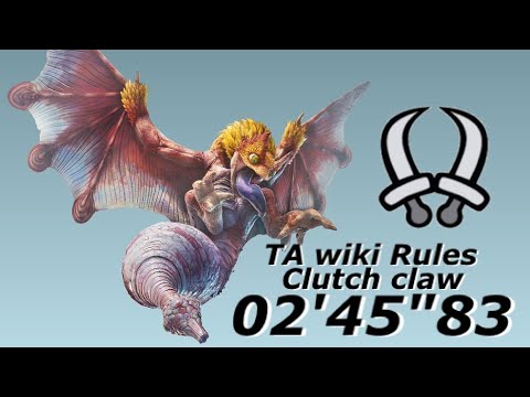 【MHWI】特殊闘技場：水妖鳥マスター編 プケプケ亜種 双剣 02'45"83 TA wiki Rules+Clutch claw/Coral Pukei-Pukei Dual Blades