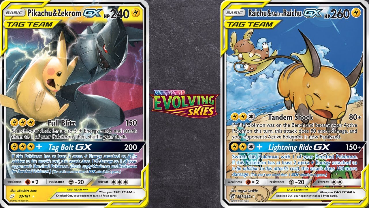 Pikachu E Zekrom GX Pokémon Carta Em Português 33/181