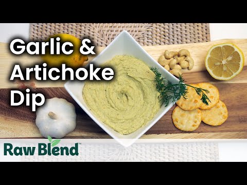 How to Make Dip (Garlic and Artichoke Recipe) in a Vitamix 5200 Blender by Raw Blend