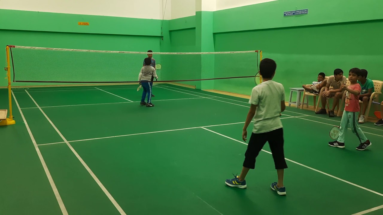 Boys badminton at BK enchanting enclave Ongole 10/12/2020 Part 7