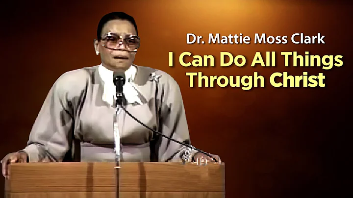 Dr. Mattie Moss Clark Singing " I Can Do All Thing...