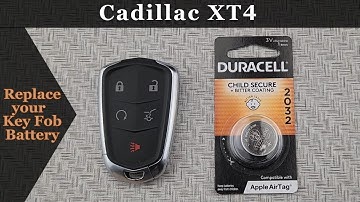 How to DIY Replace or Change a 2019 Cadillac XT4 Key Fob Remote Battery