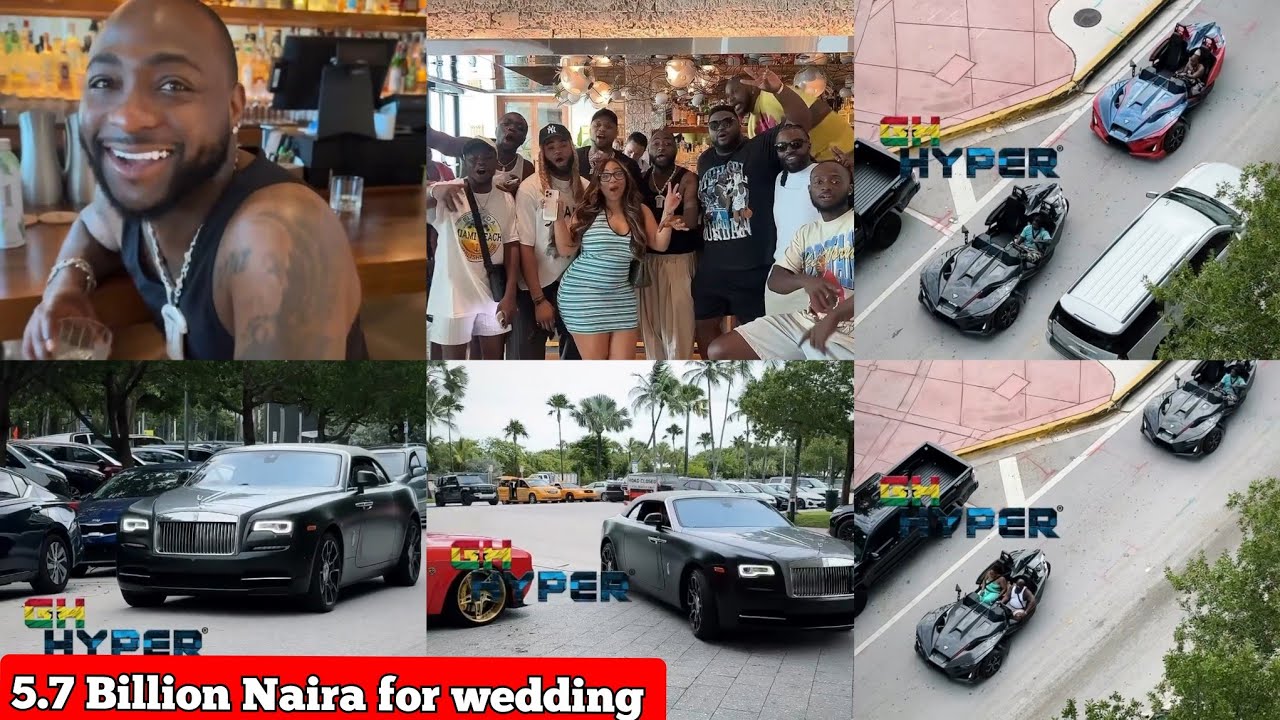 Davido and Chioma wedding in Miami cost $3.7 million dollars