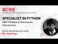 Session 23: Instructor-led Live Training on Python