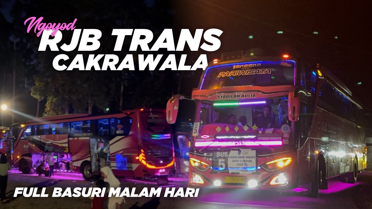 SUARA TELOLETNYA UNIK ! Konvoi Bus RJB Trans Dengan Variasi Khasnya ! Se-Seru ini Ngoyod Cakrawala😍