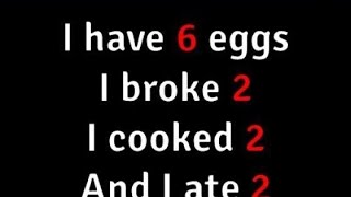 95 CAN T SOLVE THIS EGG RIDDLE Can You