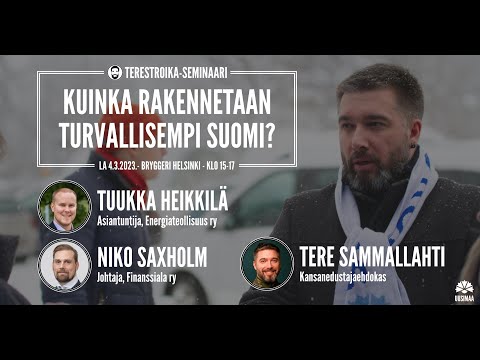 Terestroika-seminaari: Turvallisuus | Tuukka Heikkilä, Niko Saxholm