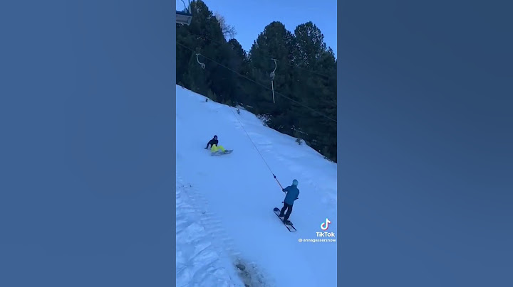 Ski lift fail - credit @annagassersnow on TikTok #ohno #funny #fail