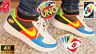 Nike Air Force 1 Low UNO (GS) / DETAILu200b u0026u200b ONu200b FEETu200b - YouTube