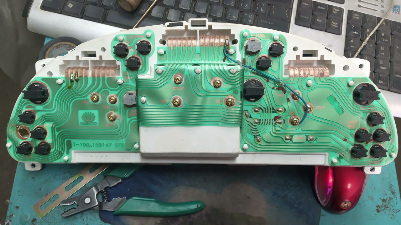 Ремонт панели приборов Дэу Ланос - Сенс