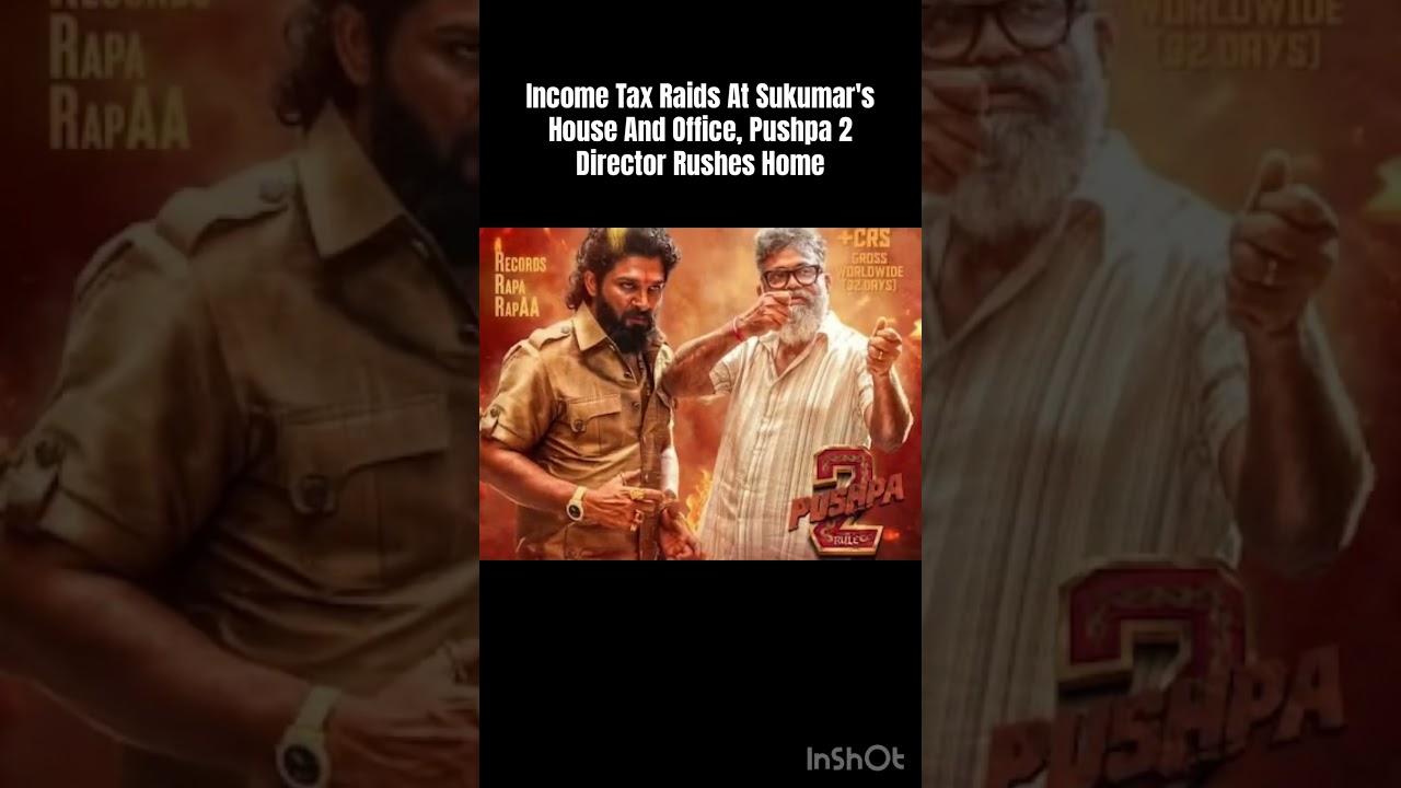 Income Tax Raids At Sukumar's House And Office, Pushpa 2 Director Rushes Home