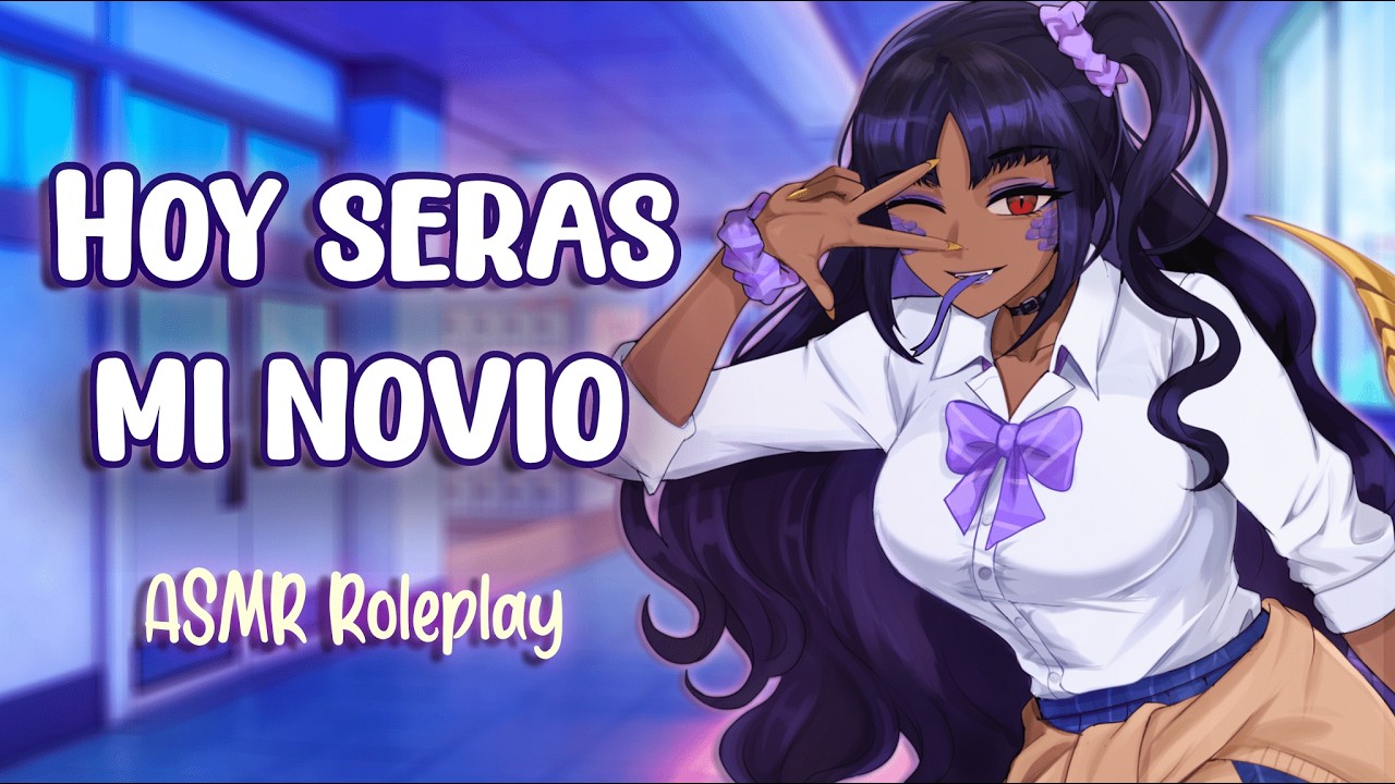 『ASMR 』La chica popular te obliga a ser su novio  ♥