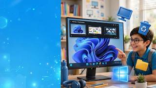 Windows 11 Tutorial for Class 4 | Computer Basics #4thstd #computer