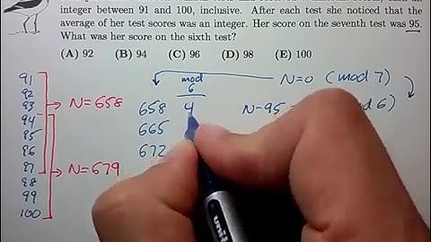 AMC Modular Arithmetic Example 4