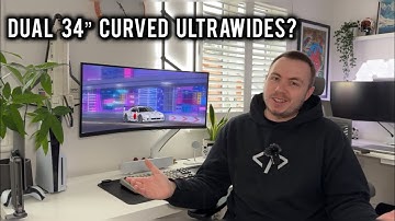 Dual 34" Curved Ultrawides? A setup change..