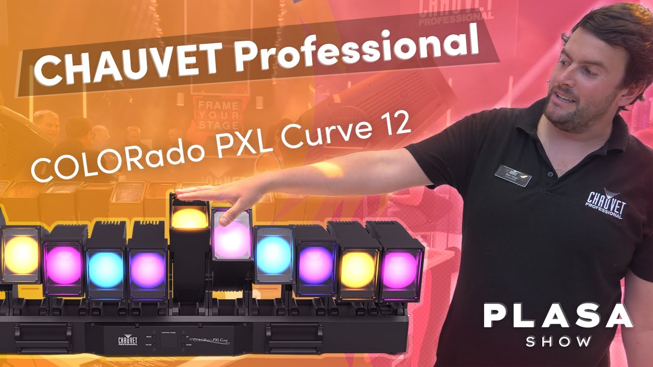 CHAUVET Professional COLORado PXL Curve 12 - PLASA 2023 - YouTube