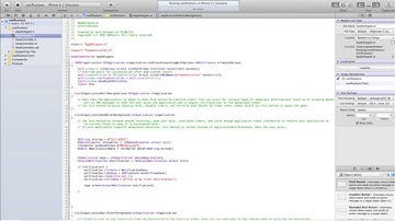 XCode Tutorial 8: Local (Push) Notification & Badge App Icon