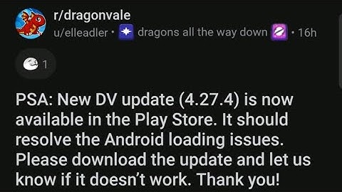 DragonVale new update 4.27.4 fixed the crashes?!