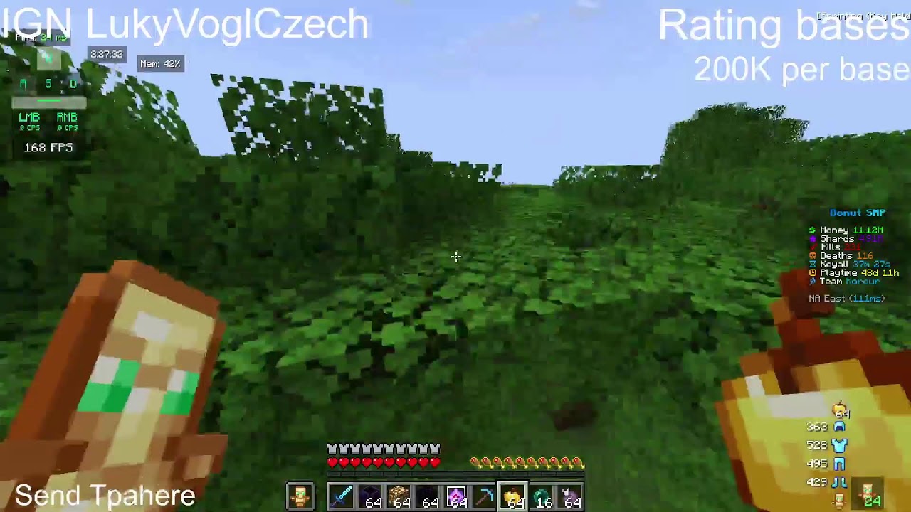 DonutSMP Rating Bases 200K per Base, u can trap me