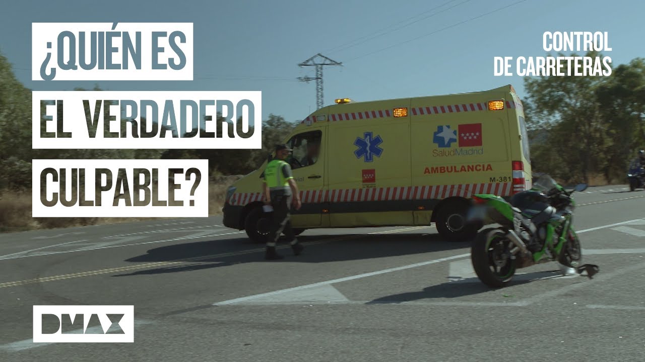 Así determinan los agentes quién es el culpable de este peligroso choque | Control de carreteras