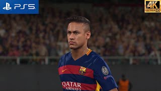 Pro Evolution Soccer 2016 (PS5)  Real Madrid vs Barcelona [4K 60 FPS HDR]  Gameplay