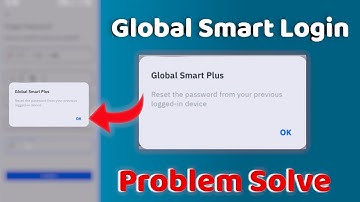 Global Smart Plus Reset the password from your previous logged-in device || Global Smart Forgot|