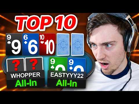BACK TO BACK COOLERS vs the SAME OPPONENT?! | Top 10 Hands Ep. 226