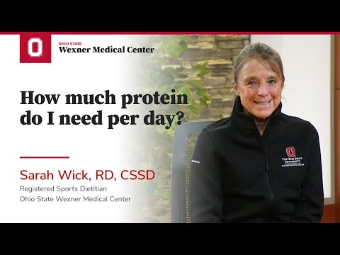 Video thumbnail: working out daily protein, as a protein calculator does
