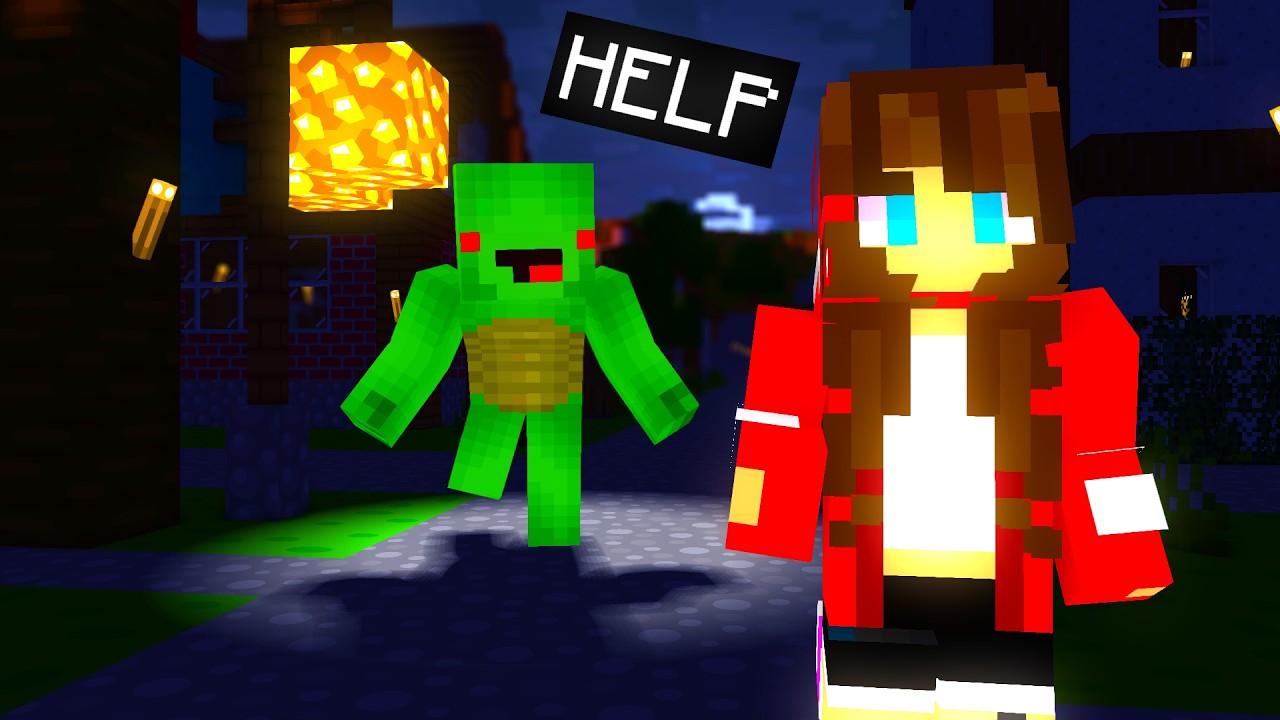 JJs Sister vs Evil Mutant Mikey! - Maizen Minecraft Animation