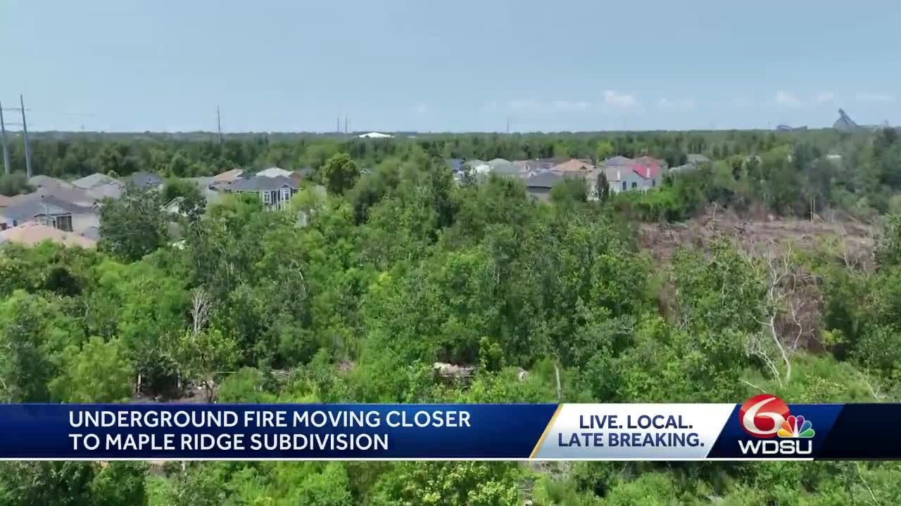 New Orleans East residents concerned as underground fire burns near