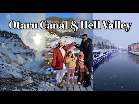 Japan Travel - Sapporo Vlog 01: Day trip to Otaru Canal & Noberubetsu (Hell Valley) #japan #hokkaido