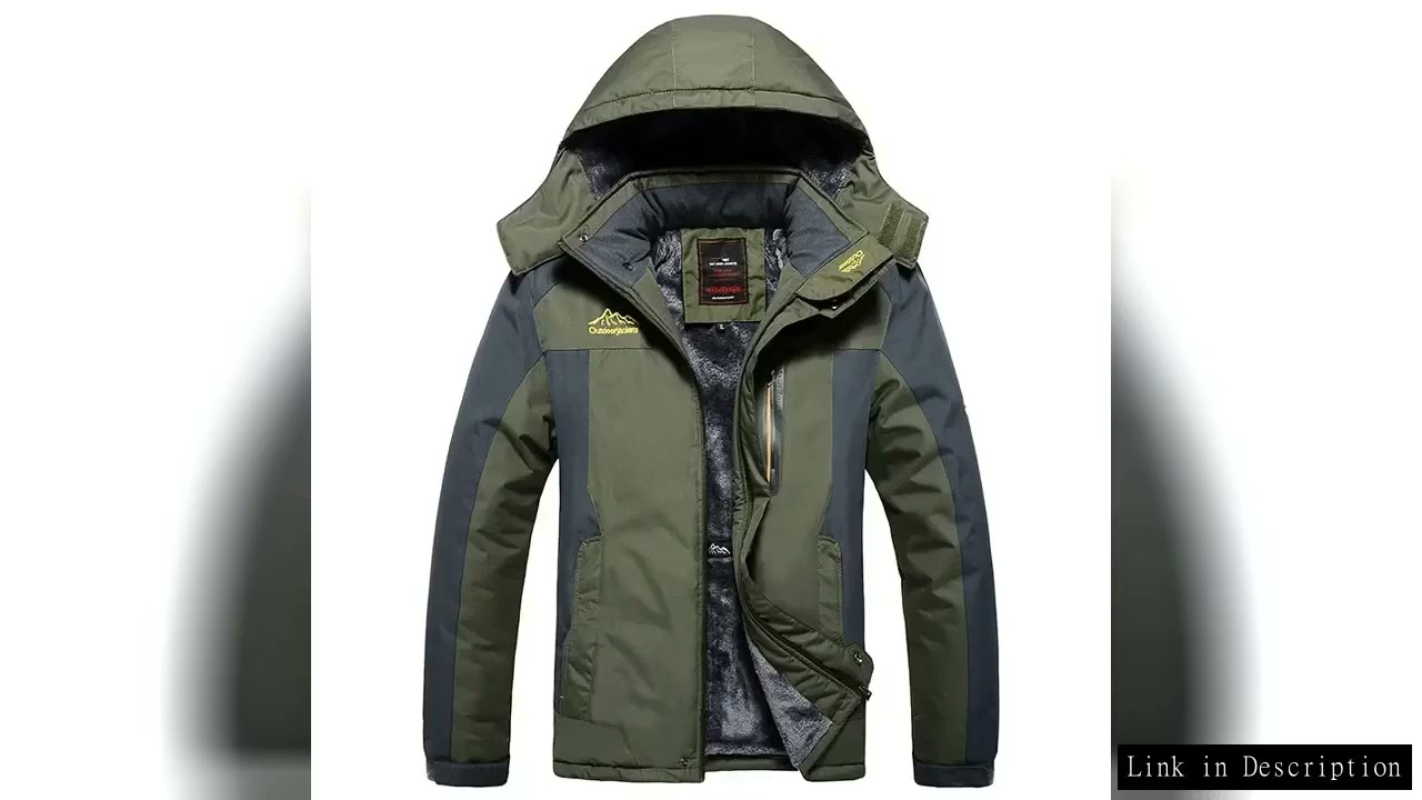 2024 Winter Jacket Men Thick Warm Waterproof Hooded Parka Coat Windbreaker Military Fleece Jacket Pl