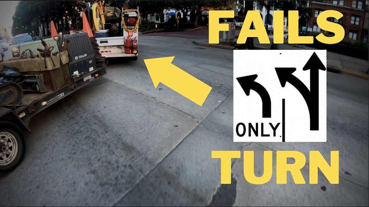 Dual Fails Dual Turn Lane Fail - YouTube