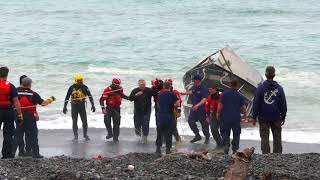 Coast Guard Rescues Man From Capsized Boat in Oregon