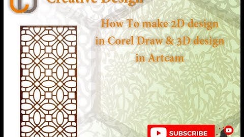 How to Make 2D Jali design in Corel Draw