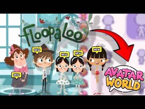 HOW TO MAKE FLOOPALOO CHARACTERS IN AVATAR WORLD Avatarworld FLOOPALOO 