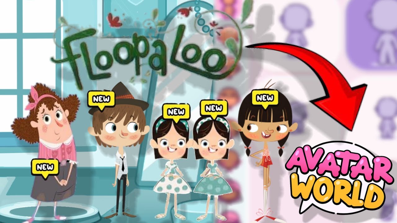 Floopaloo Minecraft HOW TO MAKE FLOOPALOO CHARACTERS IN AVATAR WORLD #avatarworld # ...