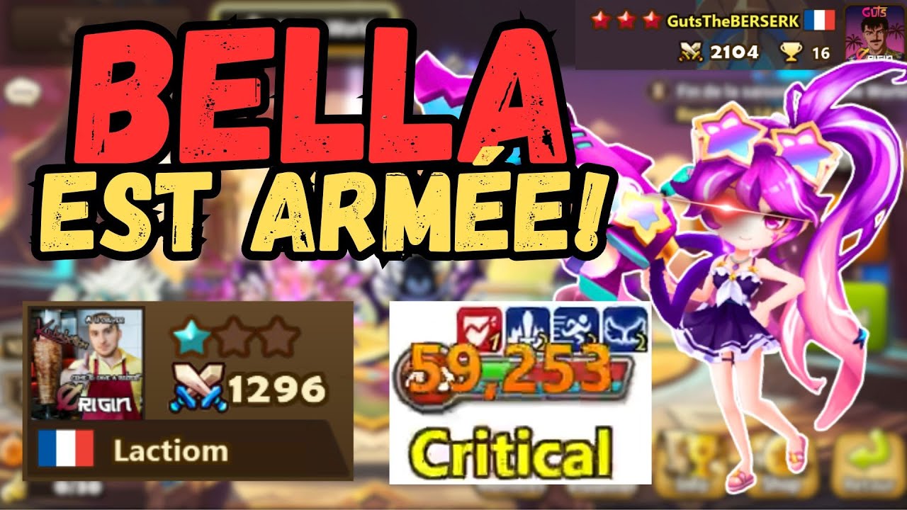 Le buff de BELLA la rend BROKEN en CLEAVE RTA ! SUMMONERS WAR